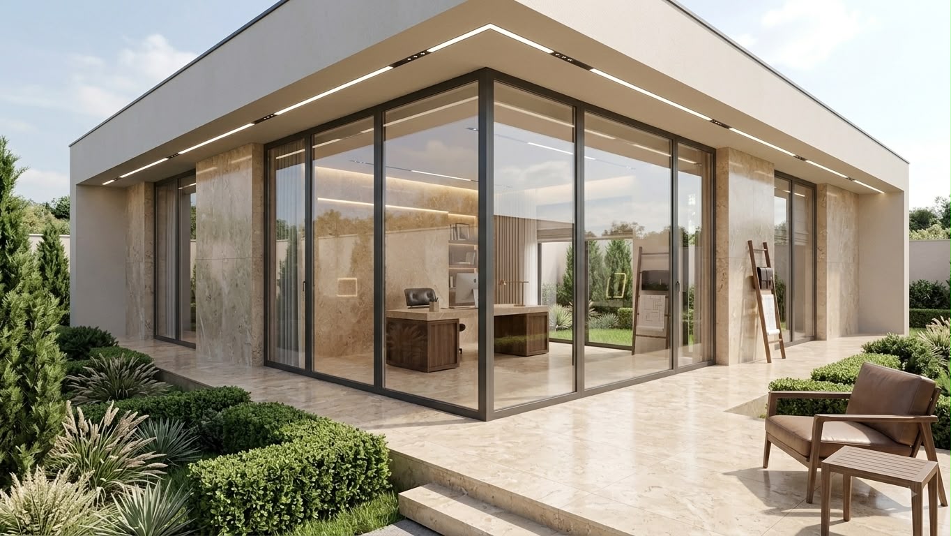Marble exterior